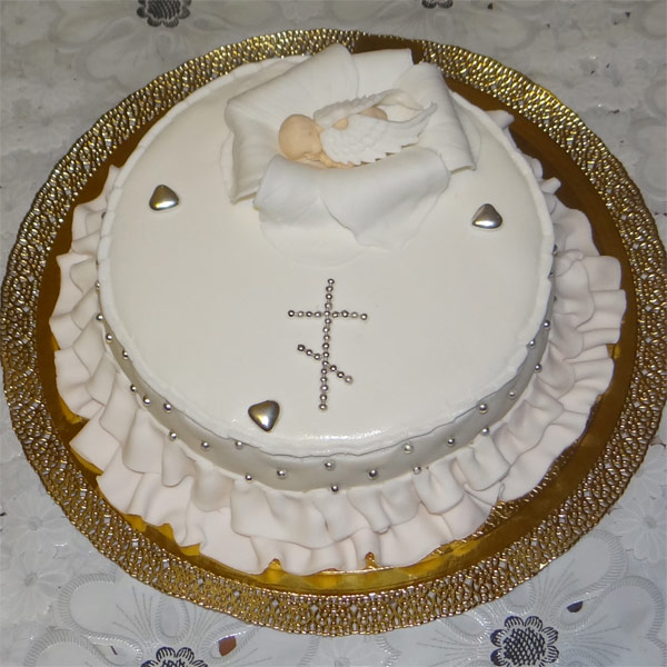 Украшения торта на крестины девочки фото